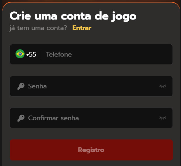 Formulário de Registro 5917BET